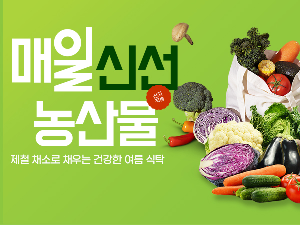 싱싱 여름 채소 모음전