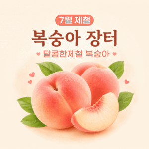 제철 달콤 복숭아