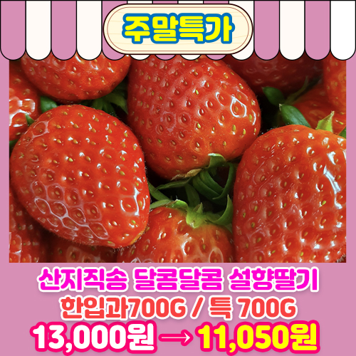 달콤달콤 설향딸기