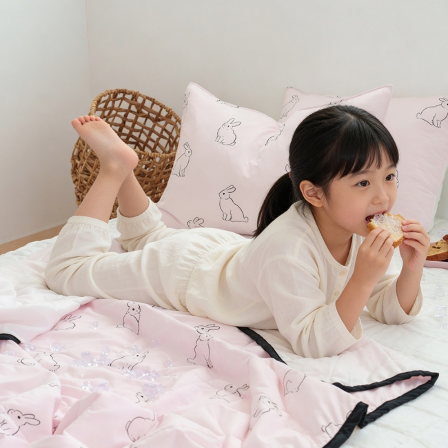 리틀버니 소프트마이크로 듀라론 냉감이불 침구세트