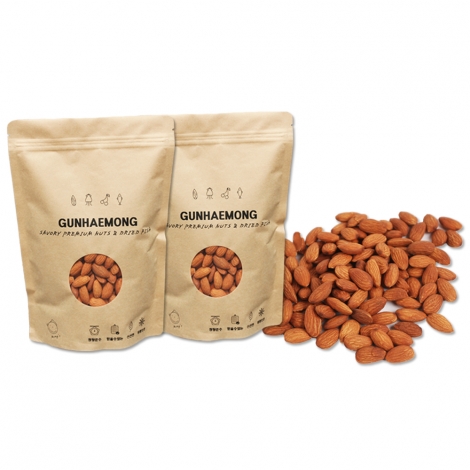 [1+1구성] 몽스 볶은 아몬드 400g+400g (1+1)