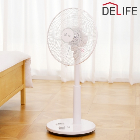 [디라이프] 윈디고 14인치 5엽 선풍기(무소음) PIK-F1450W ★25년형