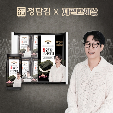 [정담김] 지편한세상 조미김 도시락김 곱창도시락김 5g 12봉 곱창돌김 햇김 곱창김