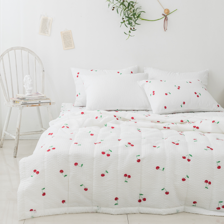 체리 시어서커 여름이불 침구세트