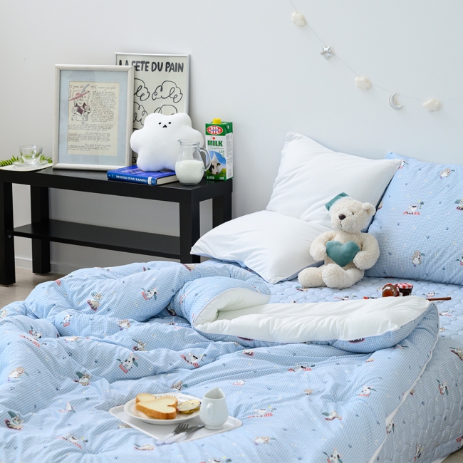 주토랜드 울트라 스트레치 마이크로 차렵 침구세트