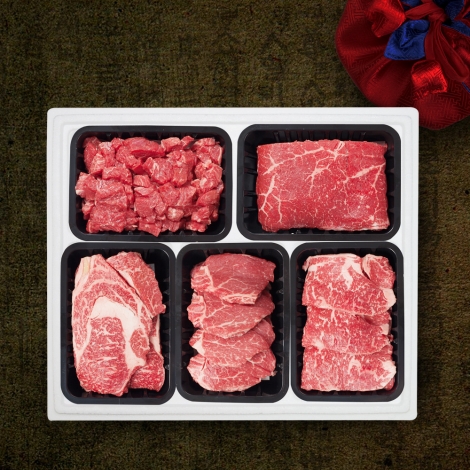 (1등급) [한우선물세트] 참 조은 우 지애 한우선물세트 1.2kg ~ 2kg