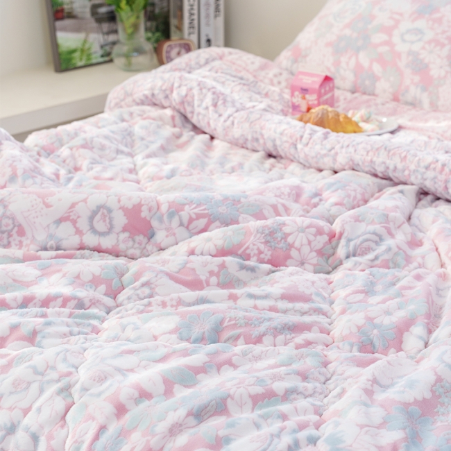 코트니 착번 극세사 차렵이불 침구세트