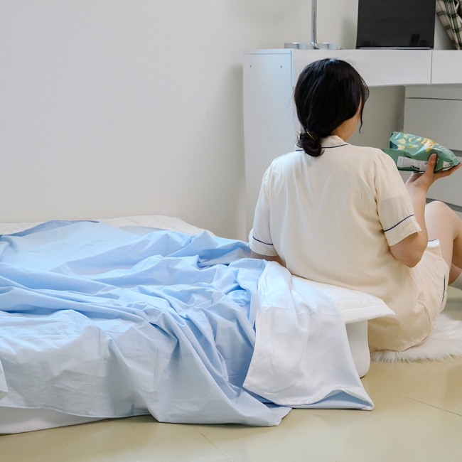 여기호텔 고밀도 60수 듀라론 냉감이불 침구세트