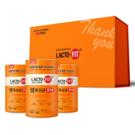 [종근당건강] 락토핏 생유산균 코어 선물세트(3EA)