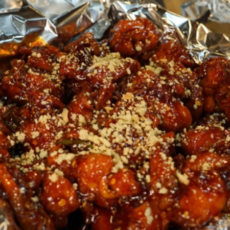 인천간석자유시장 홍명숙 황해닭강정 뼈 닭강정(순한맛,중간맛,매운맛,아주매운맛)