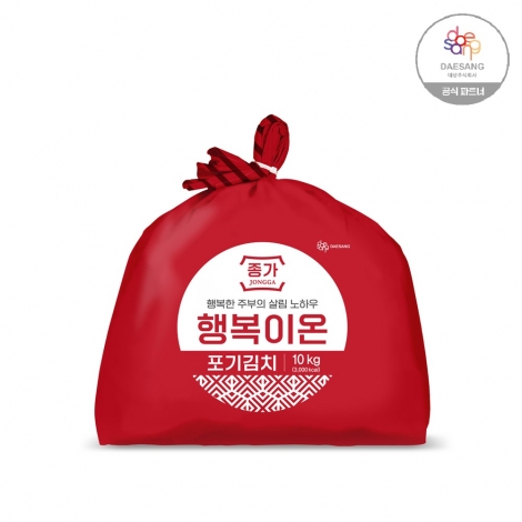 ★행사★종가 행복이온포기김치10kg(온라인)