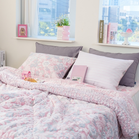 코트니 착번 극세사 차렵이불 침구세트