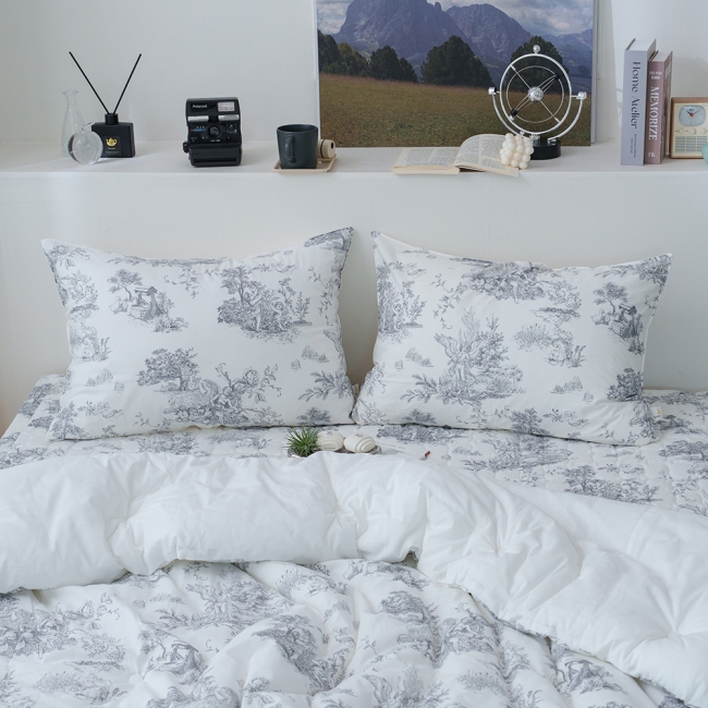 디오레 30수광목 프릴 차렵 침구세트