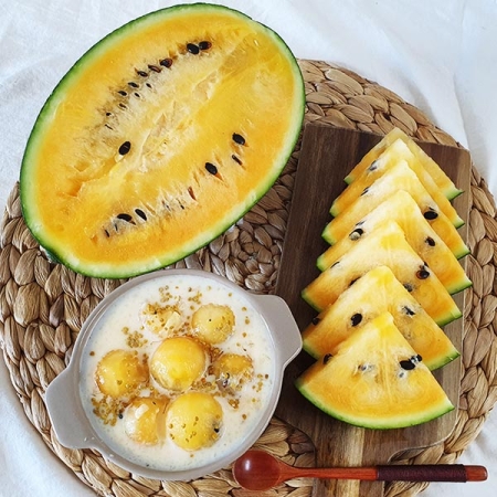 [6월13일 예약출고] 25년 블랙망고수박 2~3kg