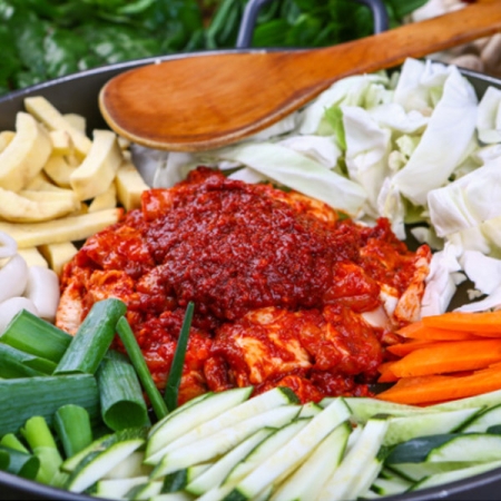 우리농 춘천 양념닭갈비 1kg + 추가 소스 120gx1개/ x2개/ x4개