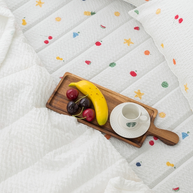 파인애플 시어서커 여름이불 침구세트