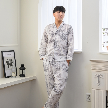 디오레 30수 광목 남성용 파자마