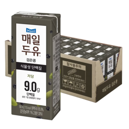 [매일유업] 매일두유 99.9 190ML*24 / 매일두유 검은콩 190ML*24_택1