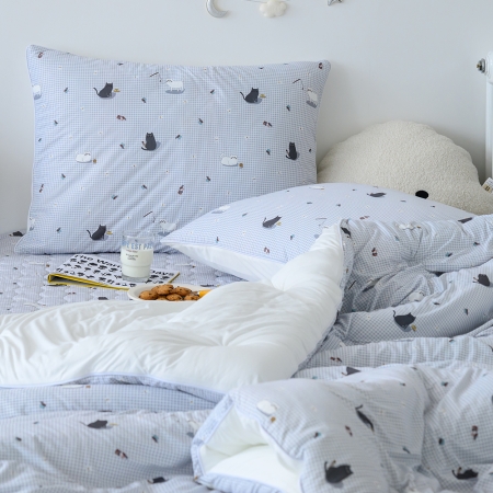 주토랜드 울트라 스트레치 마이크로 차렵 침구세트