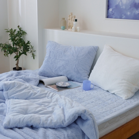 잘자요 밍크 10mm극세사 밴딩패드