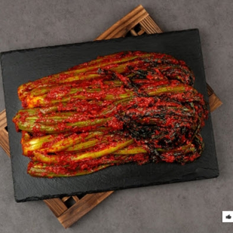 직접 재배한 24년 전통의 톡쏘는 맛이 일품인 여수 돌산 갓김치 1kg/2kg/3kg/5kg/10kg