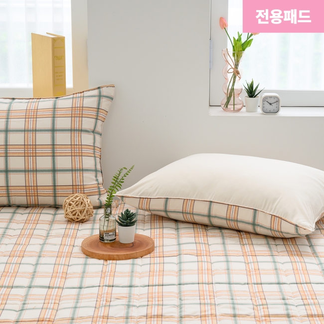 마드라스 체크 소프트마이크로 차렵 침구세트