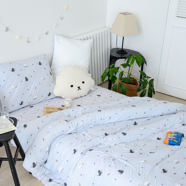 주토랜드 울트라 스트레치 마이크로 차렵 침구세트