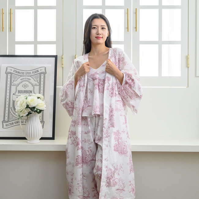 디오레 30수 광목 여성용 파자마&로브