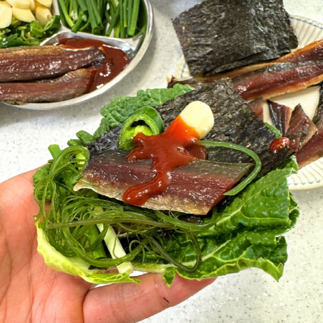 제철 별미! 구룡포 햇 과메기 5미/10미 야채세트, 구룡포 햇 과메기 5미/10미 단품