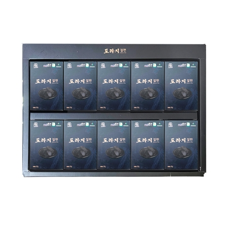 국내산 수제 도라지 절편 선물세트 200g (20gx10ea) 국산도라지70% 360시간 당절임 건조 직접재배