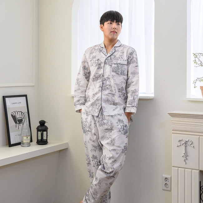 디오레 30수 광목 남성용 파자마