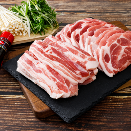 간석자유시장 고깃간 정육점 한돈구이세트 1.6kg