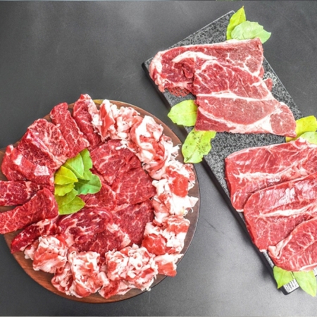 대용량 소고기 세트! 두근두근 세트 1.2kg