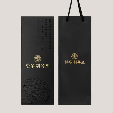[휘육포] 1++ 투뿔 한우 육포선물세트 70g+쇼핑백동봉