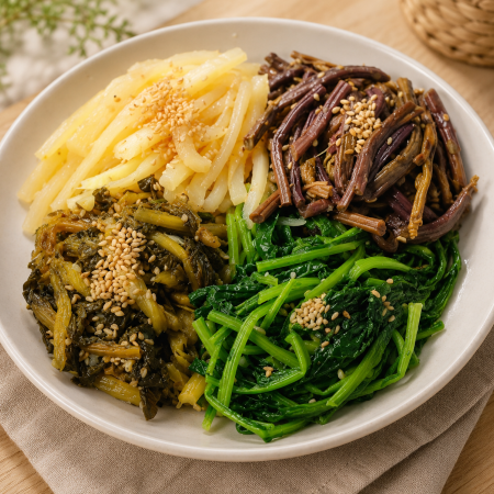 순수한반찬] 수제 모듬나물 4종 300g