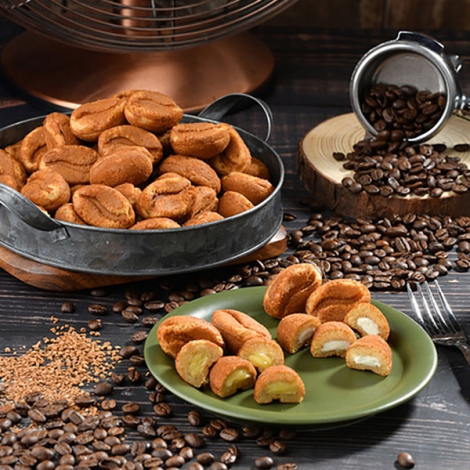 진한 커피향을 한가득 머금은 커피콩빵 크림치즈 350g 2팩