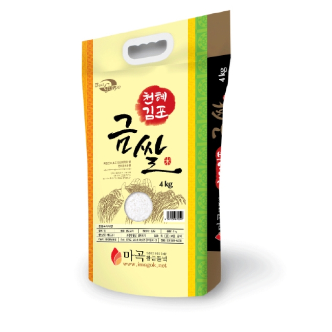 김포 금쌀 4kg / 20 kg / 10kg 포대X2포