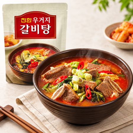[진한] 얼큰하고 구수한_우거지갈비탕 600g