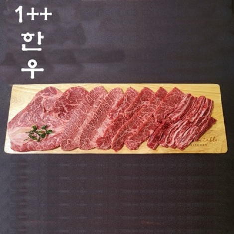 [추석특가] [부림프레시] 국내산 1++ 투쁠 한우 소고기 모둠 구이 600g~2.4kg