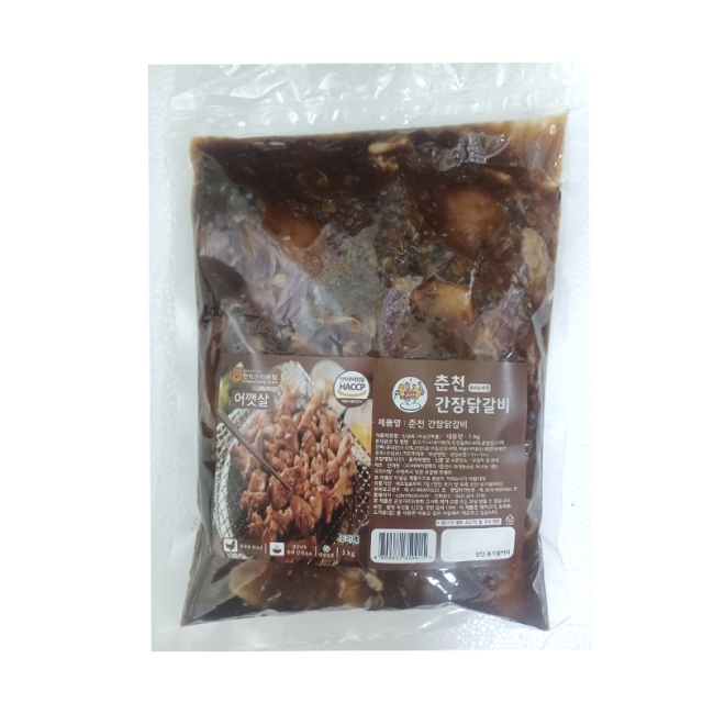 우리농 춘천 [순살] 간장닭갈비 1kgx1개/ 1kgx2개/ 1kgx4개