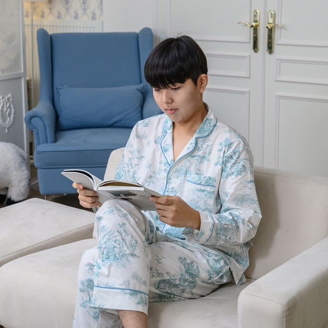 디오레 30수 광목 남성용 파자마