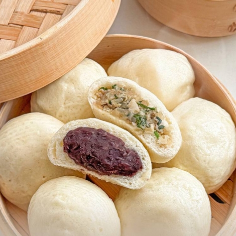 [귀빈정R]통팥/야채 우리쌀 호빵 7개입