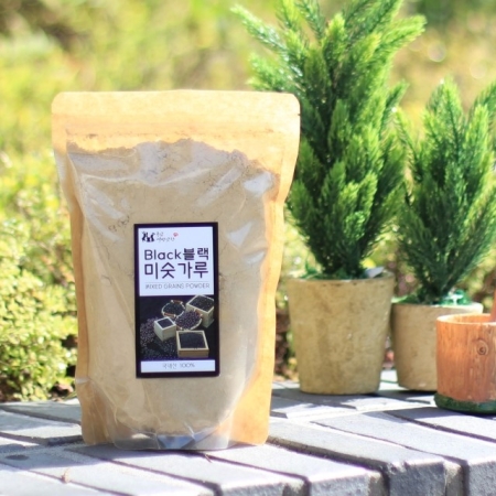 국산블랙곡물100% 블랙 미숫가루 500g