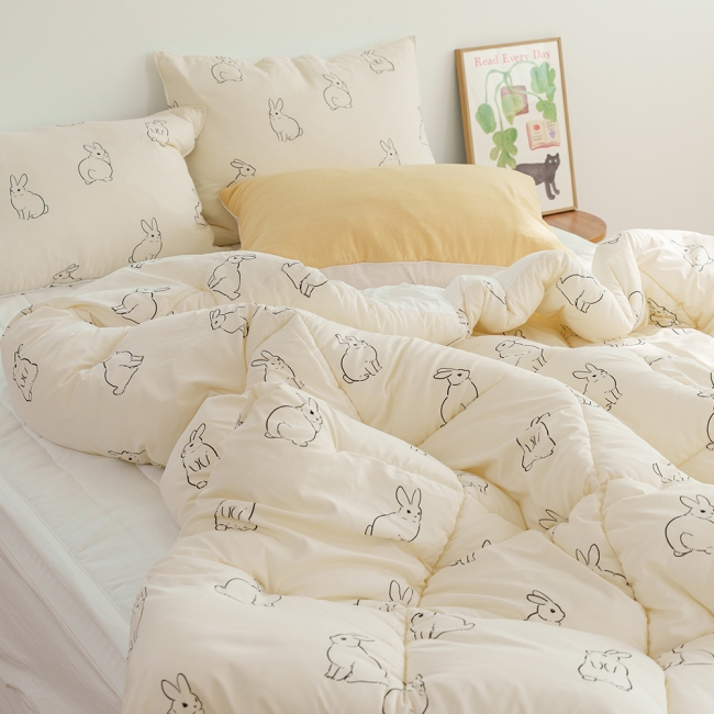 리틀버니 소프트마이크로 차렵이불 침구세트