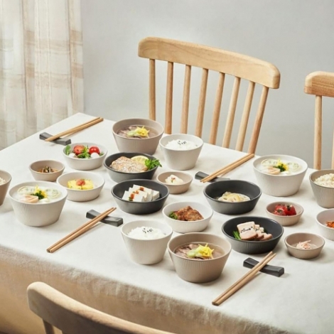 집들이용 선물용으로 너무 좋은 그릇세트 담음공방도자기 온감 홈세트 14p/28p