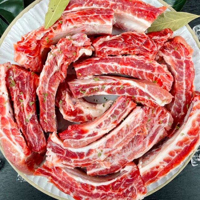 국내산 대왕 돼지 등갈비 1kg