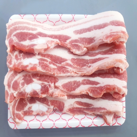 [장위시장] 알차게 맛있는 국내산 돼지 삼겹살 구이용 600g