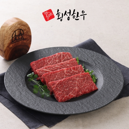 암소 1등급 횡성한우 400g 꽃등심 살치살 새우살 채끝 안심 불고기 국거리