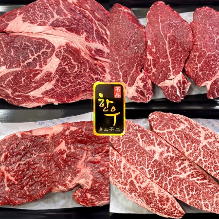 [정육깡] 국내산 1등급 한우 4종(꽃등심,안심,채끝,부채살) 300g/600g 택1
