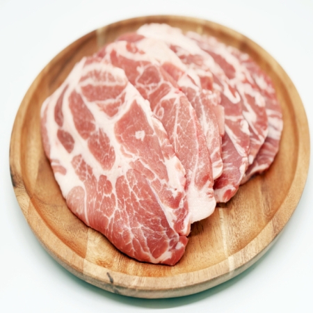 [장위시장] 보성녹차 먹인 국내산 목살 구이용 600g